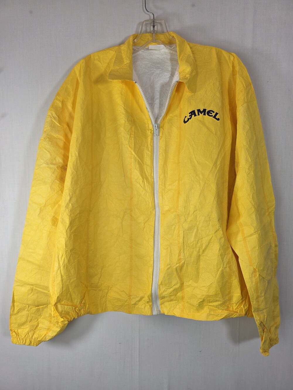 Vintage 90s Joe Camel Blues Brothers Tyvek Paper Jacket XL 1992